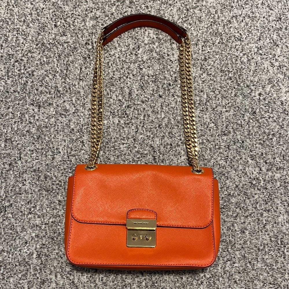Michael Kors Brandi Medium Saffiano Leather Shoulder/Crossbody Bag - Picture 2 of 14